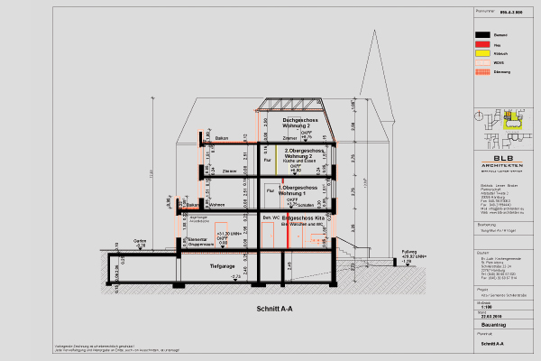 08/2010 Planning approval Kita & appartment building Vorschau